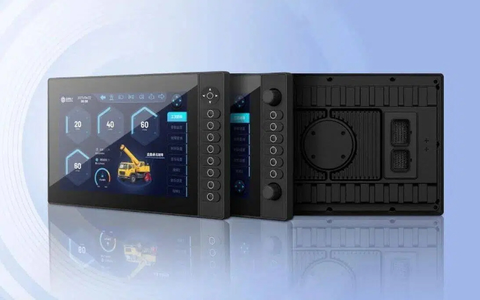 10寸移動(dòng)機(jī)械顯示屏，CAN通信